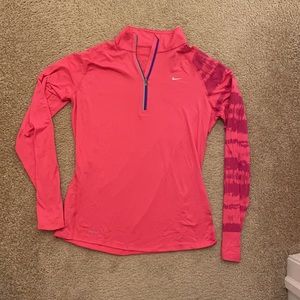Nike Dri-fit 1/2 zip running top
